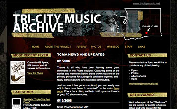 Tri-city Music Archive screenshot